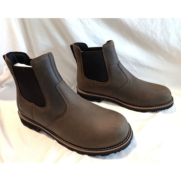 Men Carhartt Frontier Hard Toe Chelsea SR EH Work Boots Brown Sz 12 Water Resist main image 9